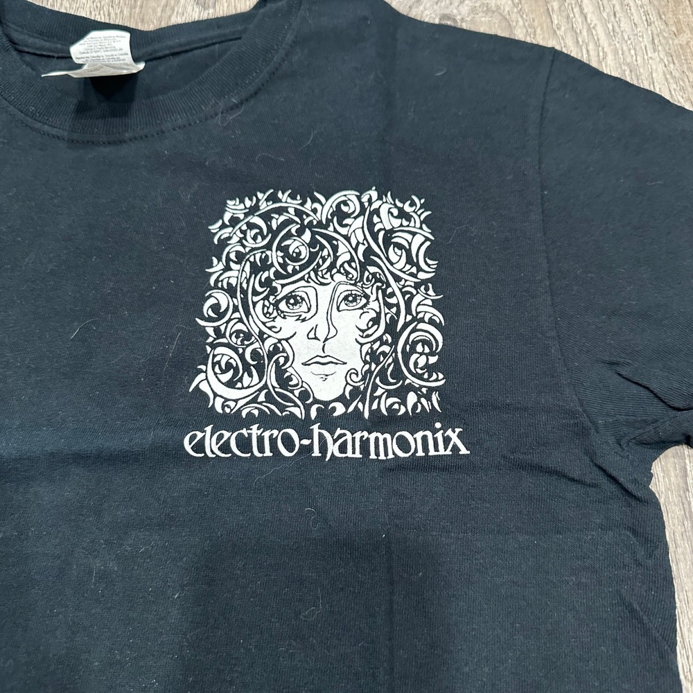 Electro Harmonix Men's Small Graphic T Shirt Black Gildan‎ Heavy Cotton TShirt